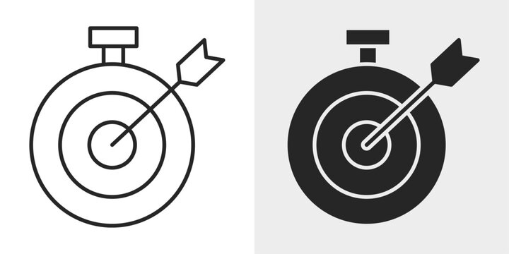 Smart Goals Icon represents setting measurable objectives and tracking personal or business success.