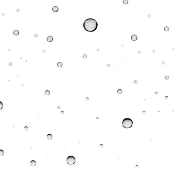 water drops on a black background