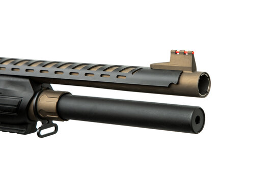 Shotgun barrel with fiber optic sight