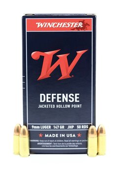 Winchester brand bullet cartridges for revolver type handgun