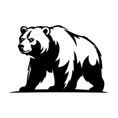 Obraz premium vector illustration of a bear