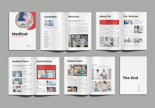 Medical Brochure Template Design