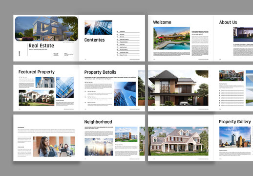 Real Estate Brochure Template Design