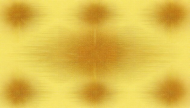 A yellow background with a textured surface featuring several brown circular blotches in a symmetrical pattern arrangement