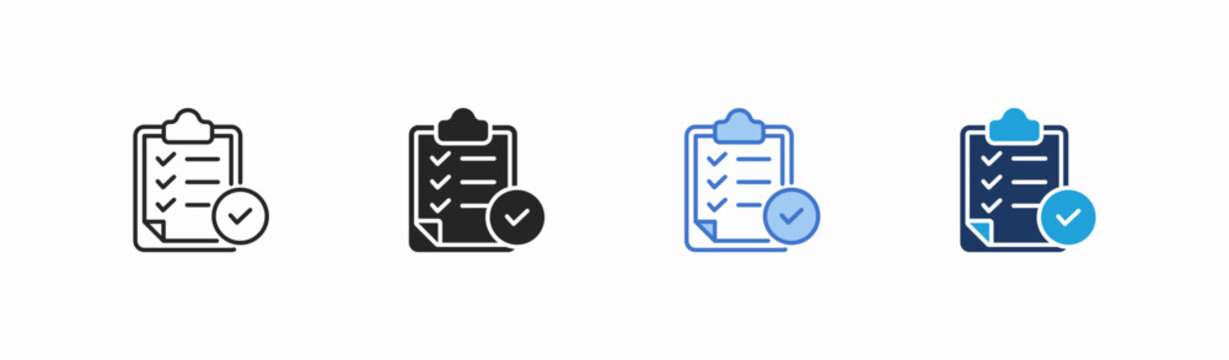 Set of compliance icon collection in multiple style. Icon suitable for web and mobile application