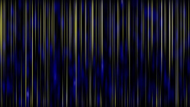 Abstract Vertical Glowing Lines Background with Blue and Yellow Shiny Neon Streaks