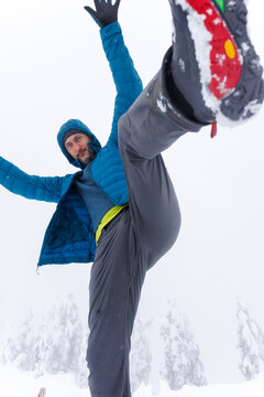 Winter pose