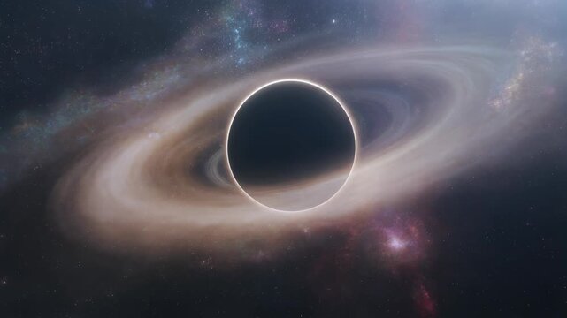 Warping Light Accretion Disk While Diving into a Nebula Black Hole Loop