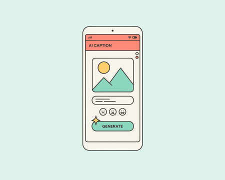 Smartphone Interface for Digital Image Processing and Text Generation