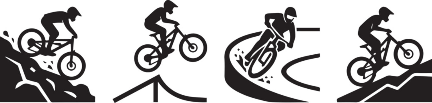 Mountain_bikers_icon_set_horizonta