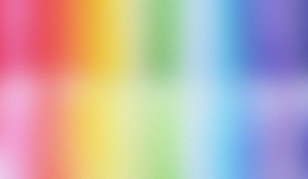 Soft rainbow gradient flows gently across textured canvas. Vibrant hues blend seamlessly into soothing pastel tones.