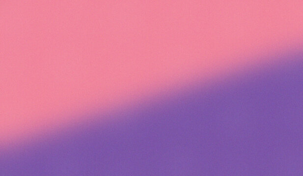 Soft gradient transitions blend pink and purple hues. Texture adds a grainy, vintage feel to the composition.