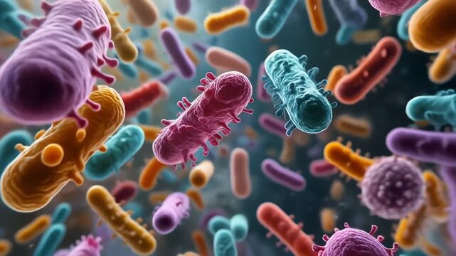 3d rendered illustration of a bacteria