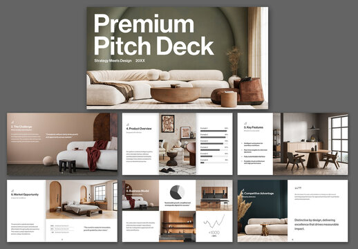 Premium Pitch Deck Layout