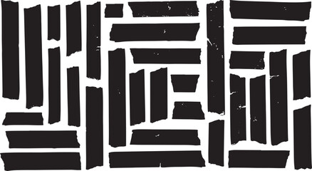 Abstract Grunge Brush Stroke Pattern, Hand Painted Black Texture Background © Mohammod Foysal SSF.