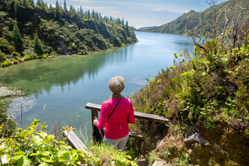 vue sur le lac de feu aux Açores © christine