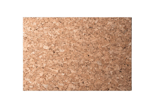 Corkboard isolated on a transparent background.