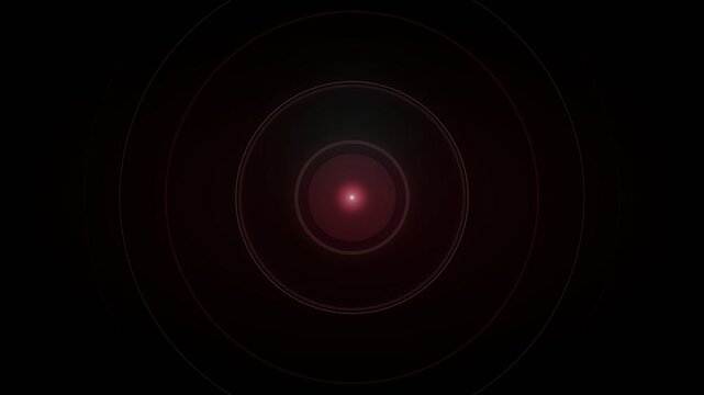 Abstract Glowing Light Pulse Expansion Dark Background 4K