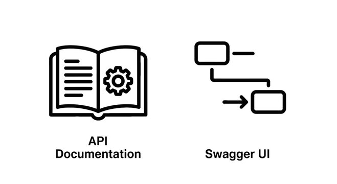 Api documentation and swagger UI integration diagram with swagger UI api flowchart software development tech diagram api design api workflow