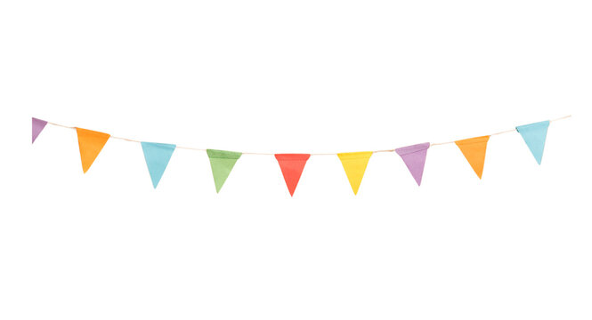 colorful ribbons isolated