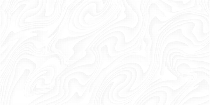 Abstract white background with marbled texture pattern in elegant fancy design, wavy swirls and curled marbled pattern in detailed painted white and gray stone backdrop layout