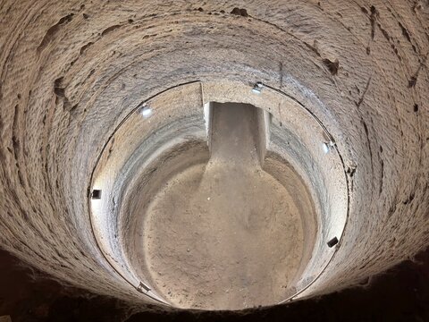 A view of the Kom es-Shoqafa Catacombs in Alexandria, Egypt.