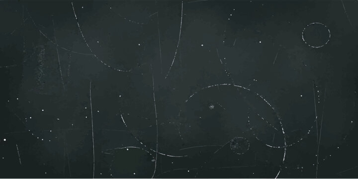 Abstract Green Grunge Background with Light Texture, Nature Inspired Water Pattern, Starry Night Sky and Space for Text, Futuristic Technology Illustration Wallpaper Design