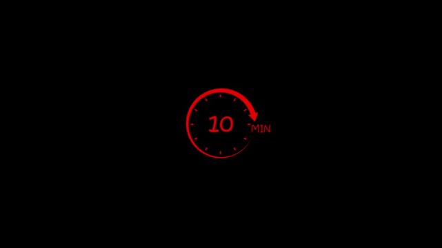 Abstract red glowing circle symbol animation loop seamless background motion