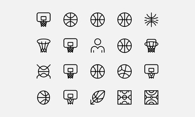 Fototapeta premium Three-Point of Basketball Vector 