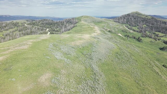 Uinta Highlands Push along Ridgeline Peak