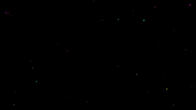 abstract cosmic dust multicolor gradient vector motion