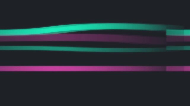 abstract digital aurora teal and magenta loop