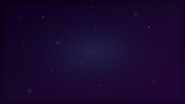 abstract digital particle cloud vector motion animation