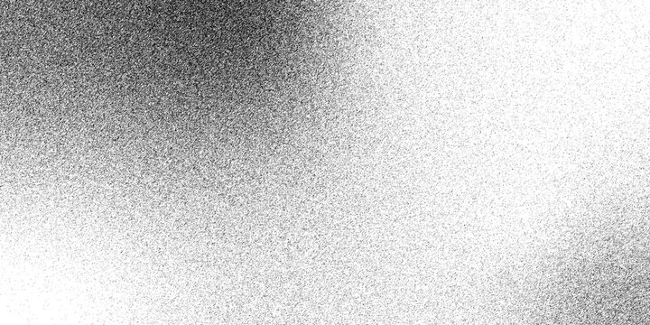 Stippled Grain noise of black irregular dots and grainy halftone fade effect with sand. Abstract Seamless brushed silver metal texture background with a rough grunge. Abstract Vector Subtle Hues