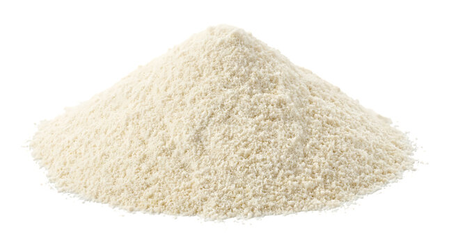 Small pile of white sugar grains