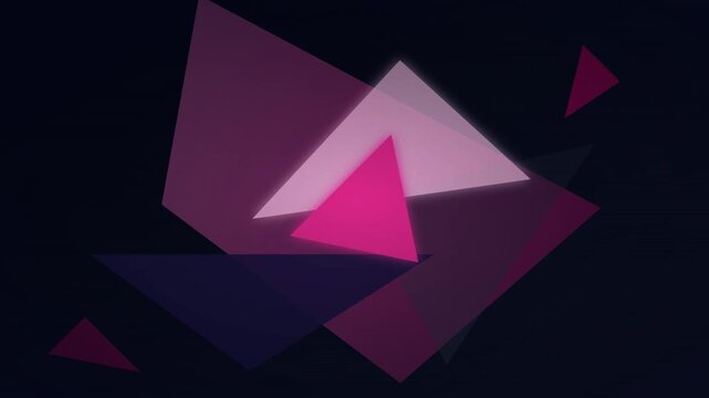 abstract origami inspired geometric illusion vibrant vector motion