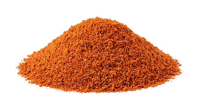Small pile of orange spice powder