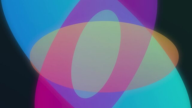 abstract vibrant rainbow gradient vector motion graphic