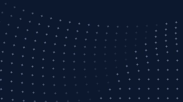 animated plus sign grid tech pattern background