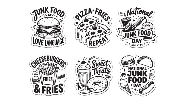 Collection of icons in various colors and styles