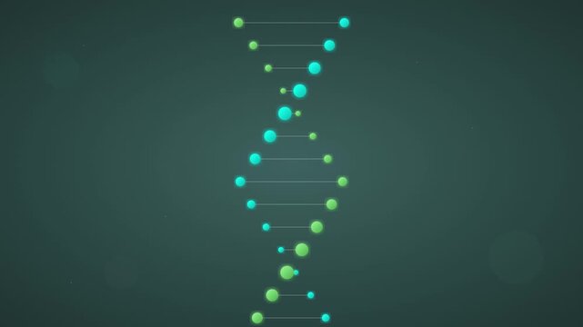 Biological DNA Helix Genetic Science Vector Graphic