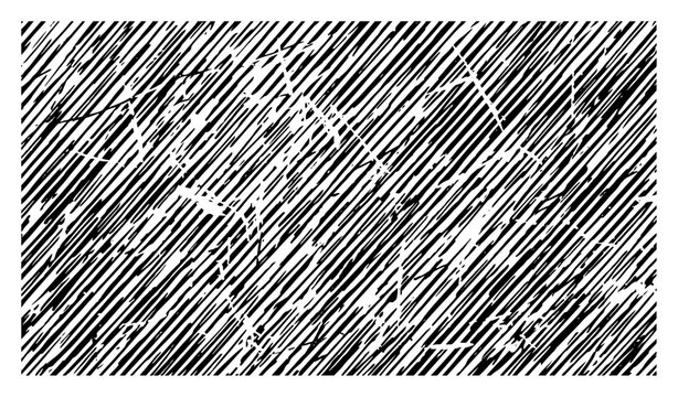 Diagonal hatching grunge texture with scratched line shading and vintage overlay effect