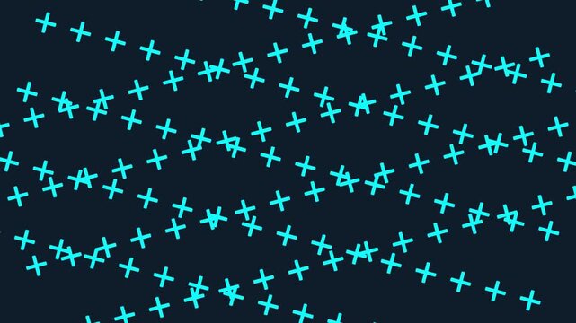 clean geometric rotating plus pattern background loop