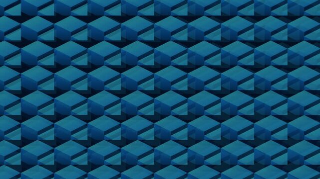 corporate blue isometric staircase abstract vector animation
