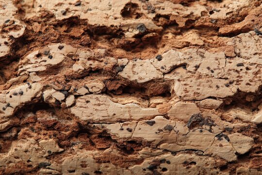 Textura de corcho en primer plano: fondo natural con poros visibles, toma macro