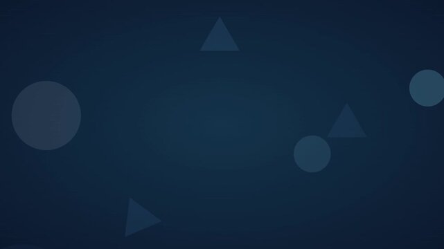 corporate translucent geometric shapes floating background animation