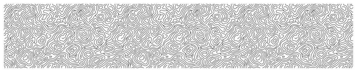 Fototapeta premium Topographic map contour lines with organic wavy shapes in minimalist style