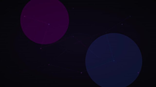 cyber tech artificial intelligence brain map looping background