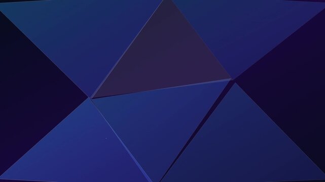 Dynamic Delaunay Polygon Network Animation With Vibrant Gradients