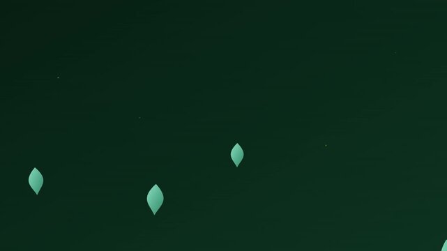 dynamic organic green nature vector motion background